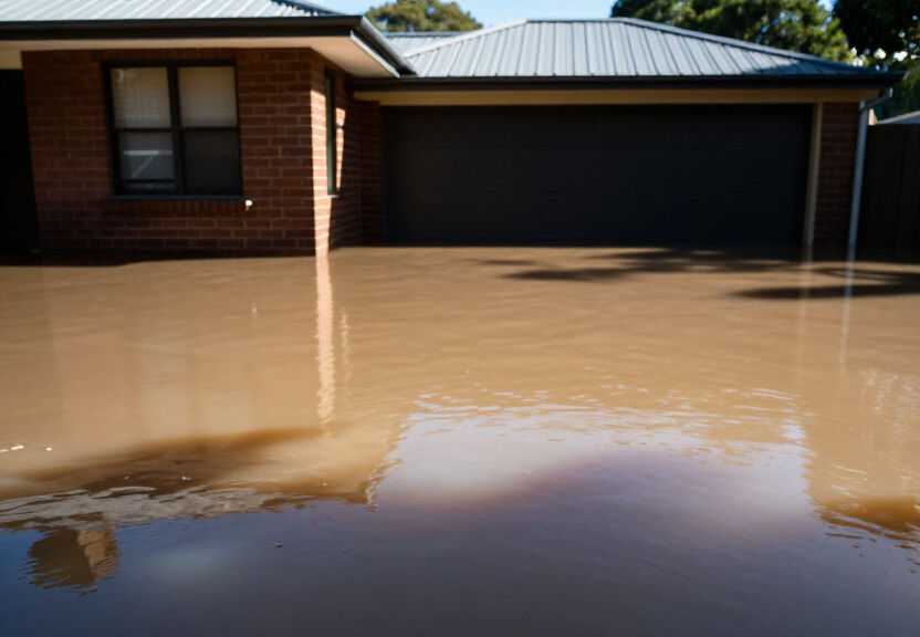 Before and After Flood Cleanup in Ambarvale